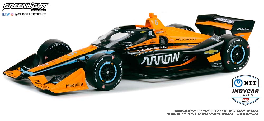 *Preorder* Pato O’Ward #5 2023 Arrow / Arrow McLaren SP - NTT IndyCar Series 1:18 Scale IndyCar Diecast Pato O’Ward, 2023,1:18, diecast, greenlight, indy