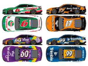 *Preorder* RFK 2026 Daytona Tribute 4-Car Set 1:64 Nascar Diecast-FOIL NUMBER DIECAST Ryan Preece, Brad Keselowski, Chris Buescher, Corey Lajoie, Nascar diecast