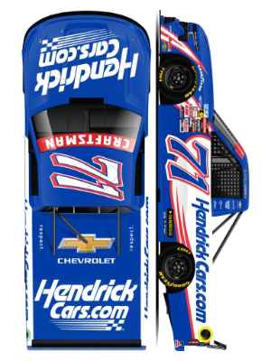 *CANCELLED* Rajah Caruth 2025 Hendrickcars.com Truck Series 1:64 Nascar Diecast - Truck Series Rajah Caruth, Nascar Diecast, 2025 Nascar Diecast, 1:64 Scale Diecast
