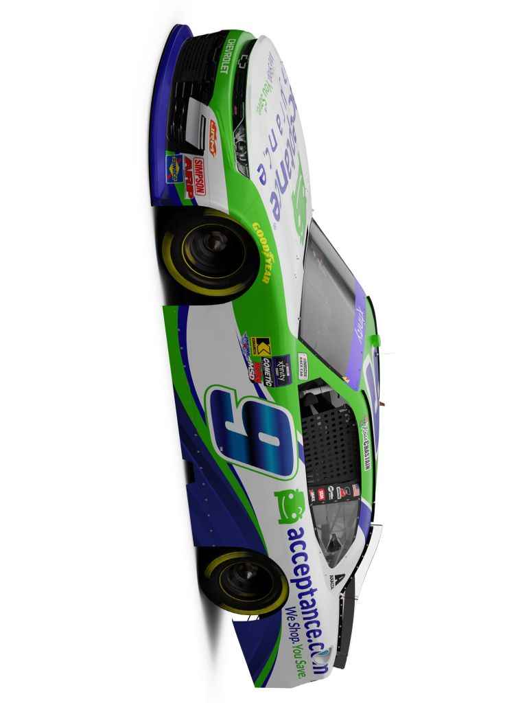Ross Chastain 2025 Acceptance Insurance 1:24 Color Chrome Nascar