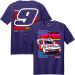 Ross Chastain 2026 RC9 Roto Rooter PURPLE 2-SPOT TEE - NX9-1194896