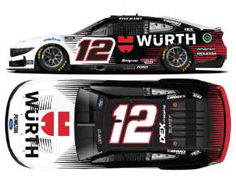 *CANCELLED* Ryan Blaney 2025 Wurth 1:24 Color Chrome Nascar Diecast  Ryan Blaney, Nascar Diecast, 2025 Nascar Diecast, 1:24 Scale Diecast