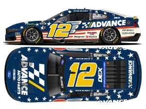 *Preorder* Ryan Blaney 2026 Advance Auto Parts Patriotic 1:24 Raw Nascar Diecast  Ryan Blaney, Nascar Diecast, 2026 Nascar Diecast, 1:24 Scale Diecast