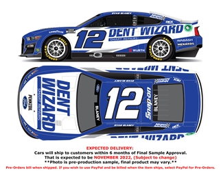 *Preorder* Ryan Blaney Autographed 2022 Dent Wizard 1:24 Nascar Diecast Ryan Blaney, Nascar Diecast, 2022 Nascar Diecast, 1:24 Scale Diecast