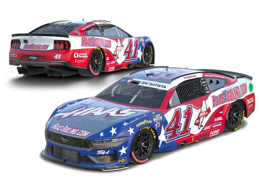 Ryan Preece 2024 Haas Salutes 1:24 Color Chrome Nascar Diecast