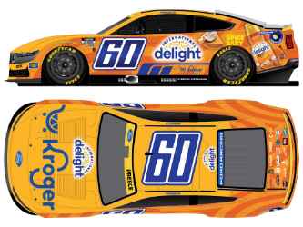 *Preorder* Ryan Preece 2026 Kroger/International Delight Pumpkin Spice 1:24 Flash Coat Silver Nascar Diecast - FOIL NUMBER DIECAST Ryan Preece, Nascar Diecast, 2026 Nascar Diecast, 1:24 Scale Diecast