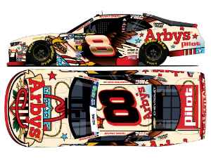 *Preorder* Sammy Smith 2026 Arby's Patriotic 1:24 Nascar Diecast - FOIL NUMBER CAR - O'Reilly Auto Parts Series Sammy Smith, Nascar Diecast, 2026 Nascar Diecast, 1:24 Scale Diecast