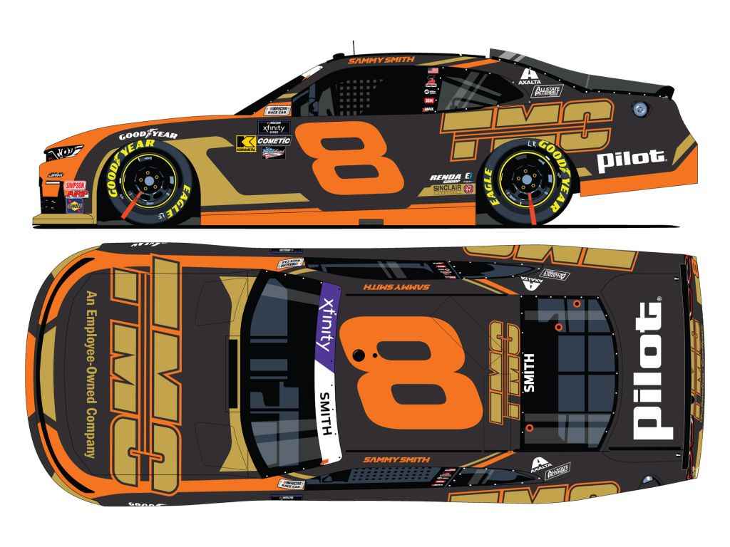 Sammy Smith Autographed 2025 TMC Transportation 1:24 Nascar Diecast