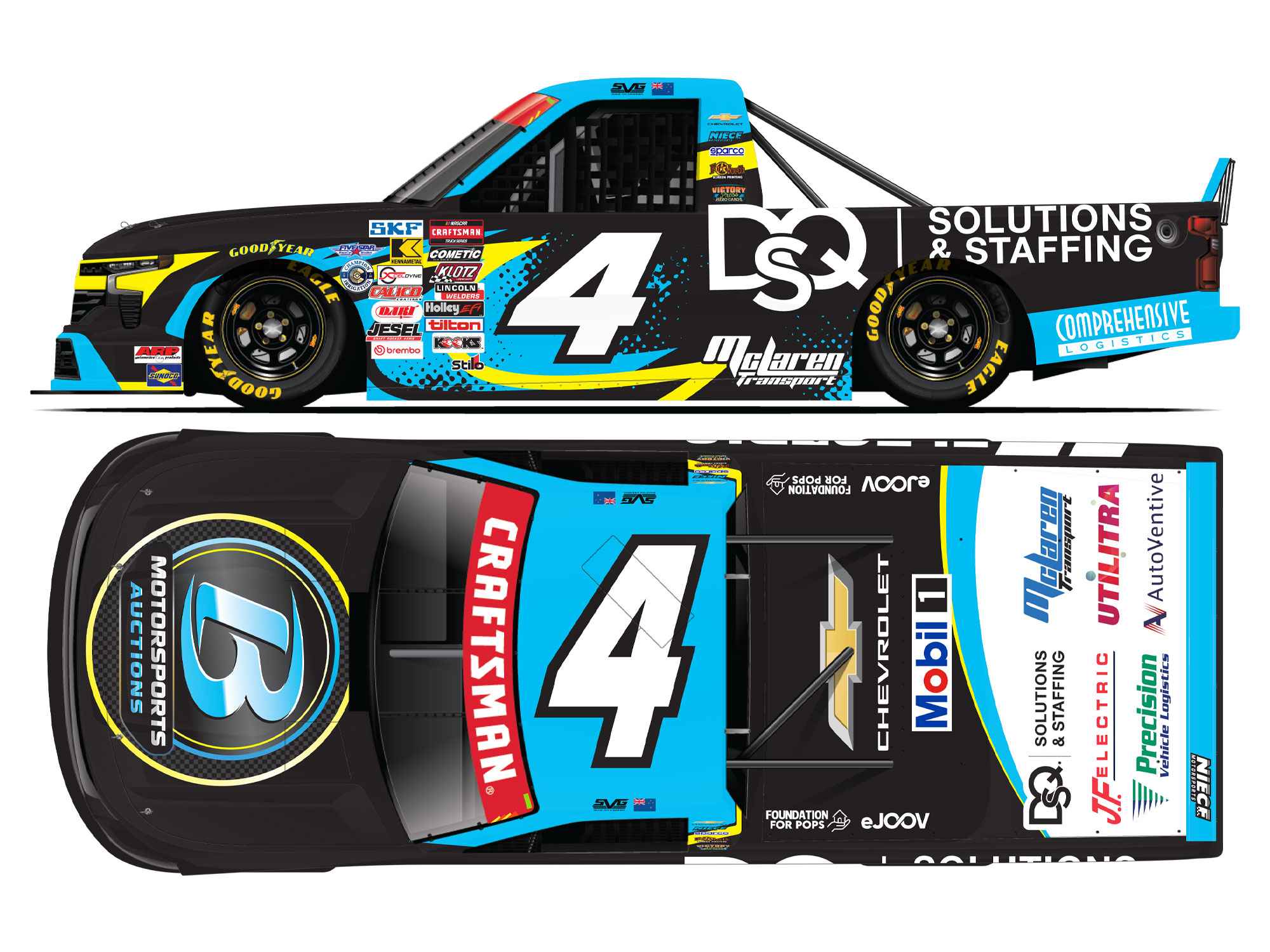 Shane Van Gisbergen 2026 Circle B Motorsports Auctions Truck