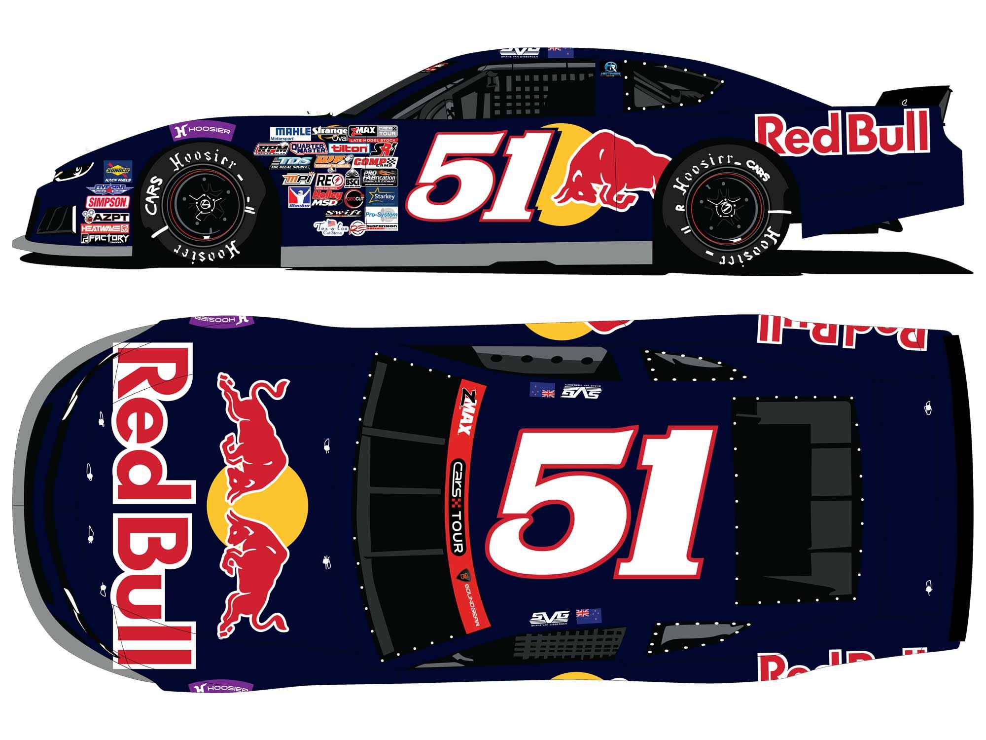 Shane Van Gisbergen 2026 Red Bull 1:24 FlashCoat Color Late Model