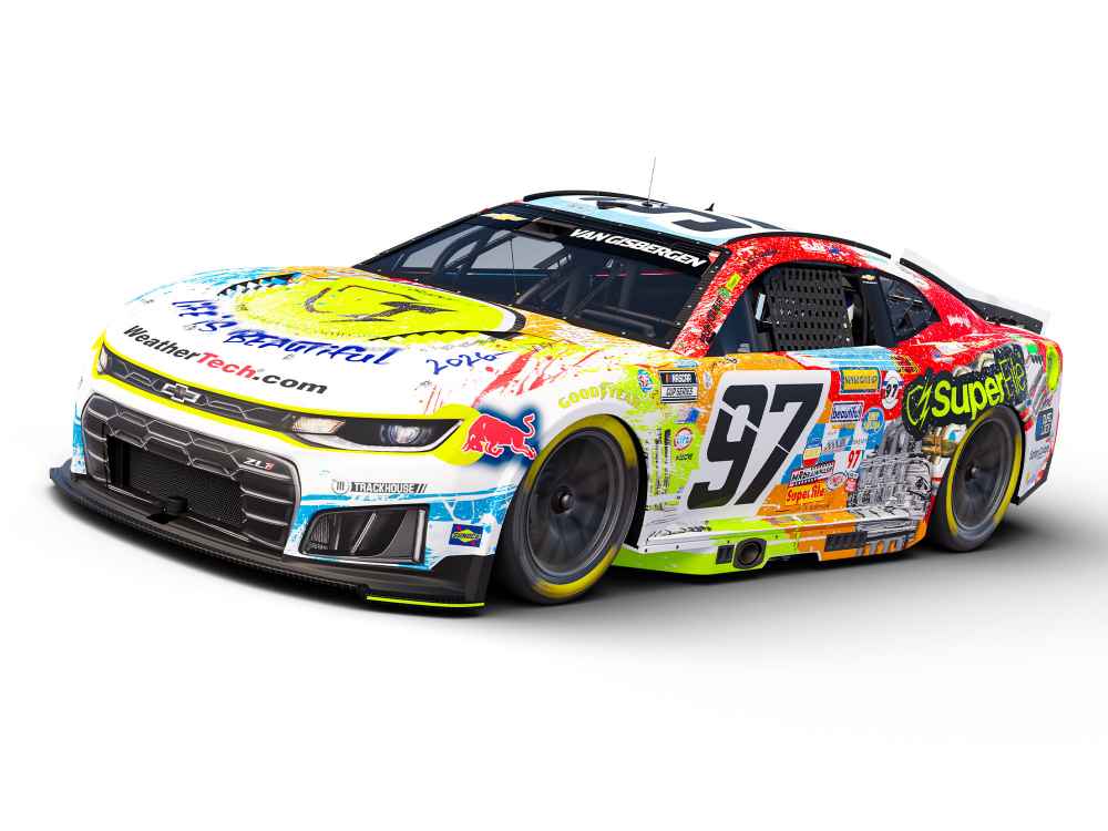 Shane Rapper Shane Van Gisbergen 2026 Superfile x Mr. Brainwash 1:24 Elite Nascar ...