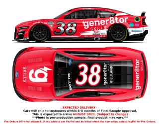 *CANCELLED* Todd Gilliland 2023 Gener8tor 1:24 Color Chrome Nascar Diecast - FOIL NUMBER DIECAST Todd Gilliland, Nascar Diecast, 2023 Nascar Diecast, 1:24 Scale Diecast