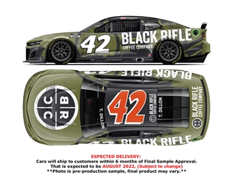 *Preorder* Ty Dillon 2022 Black Rifle Coffee Company 1:24 Nascar Diecast Ty Dillon, Nascar Diecast, 2022 Nascar Diecast, 1:24 Scale Diecast