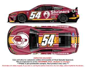 *CANCELLED* Ty Gibbs 2023 Shriner's / Darlington Throwback 1:64 Nascar Diecast Tyler Reddick, Nascar Diecast, 2023 Nascar Diecast, 1:64 Scale Diecast,