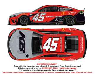 *CANCELLED* Tyler Reddick 2023 Forward Together 1:24 Color Chrome Nascar Diecast - FOIL NUMBER DIECAST Tyler Reddick, Nascar Diecast, 2023 Nascar Diecast, 1:24 Scale Diecast