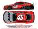 *CANCELLED* Tyler Reddick 2023 Forward Together 1:24 Color Chrome Nascar Diecast - FOIL NUMBER DIECAST - C452323FWTTKCL