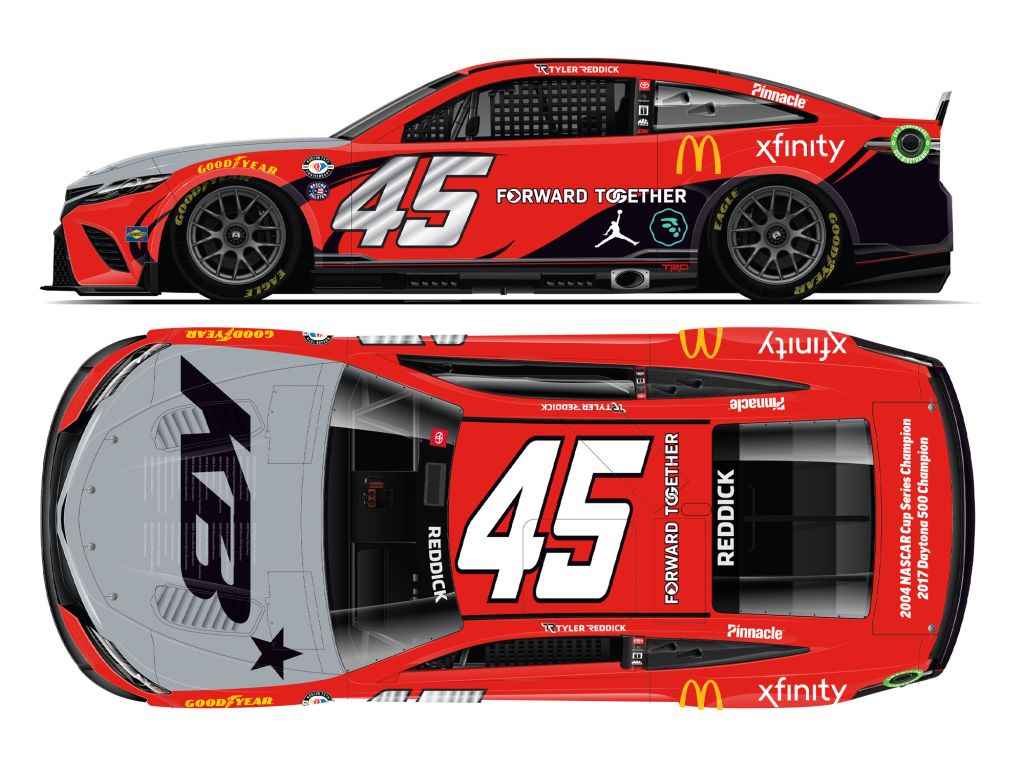 ナスカー 1/24 タイラー レディック エクスフィニティ 10G 2023 Tyler Reddick 2023 Forward Together 1:24 Nascar Diecast