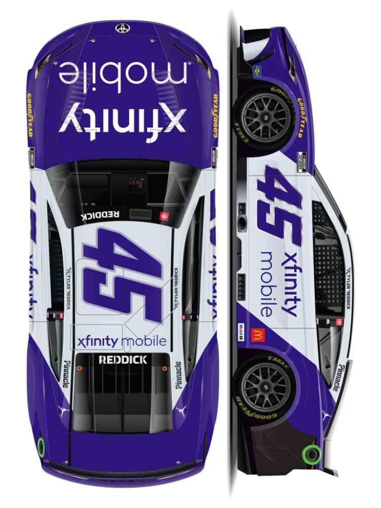 Tyler Reddick Autographed 2025 Xfinity Mobile 1 24 Nascar Diecast tyler-reddick-autographed-2025-xfinity-mobile-1-24-nascar-diecast
