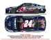 *CANCELLED* William Byron 2023 Liberty University Patriotic 1:24 Color Chrome Nascar Diecast - C242323SALWBCL