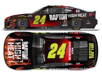 *CANCELLED* William Byron 2025 Raptor High Heat 1:24 Nascar Diecast William Byron, Nascar Diecast, 2025 Nascar Diecast, 1:24 Scale Diecast