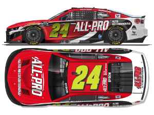 *Preorder* William Byron 2026 All-Pro 1:24 Color Chrome Nascar Diecast William Byron, Nascar Diecast, 2026 Nascar Diecast, 1:24 Scale Diecast
