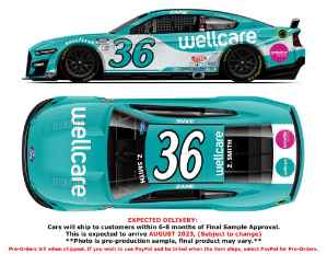 *CANCELLED* Zane Smith 2023 Wellcare 1:24 Nascar Diecast Zane Smith, Nascar Diecast, 2023 Nascar Diecast, 1:24 Scale Diecast