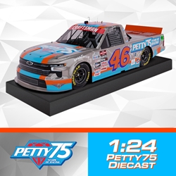 *Preorder* Thad Moffitt Autographed 2024 Petty 75 Years of Racing 1:24 + NAME ON DECKLID RIDE WITH, Thad Moffitt, Sponsorship, NASCAR, Camping World, Truck Series