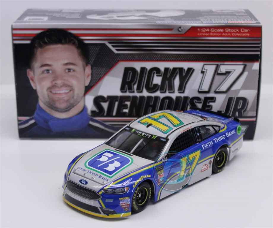 Ricky Stenhouse Jr 2018 Fifth Third Bank 1:24 Flashcoat Silver