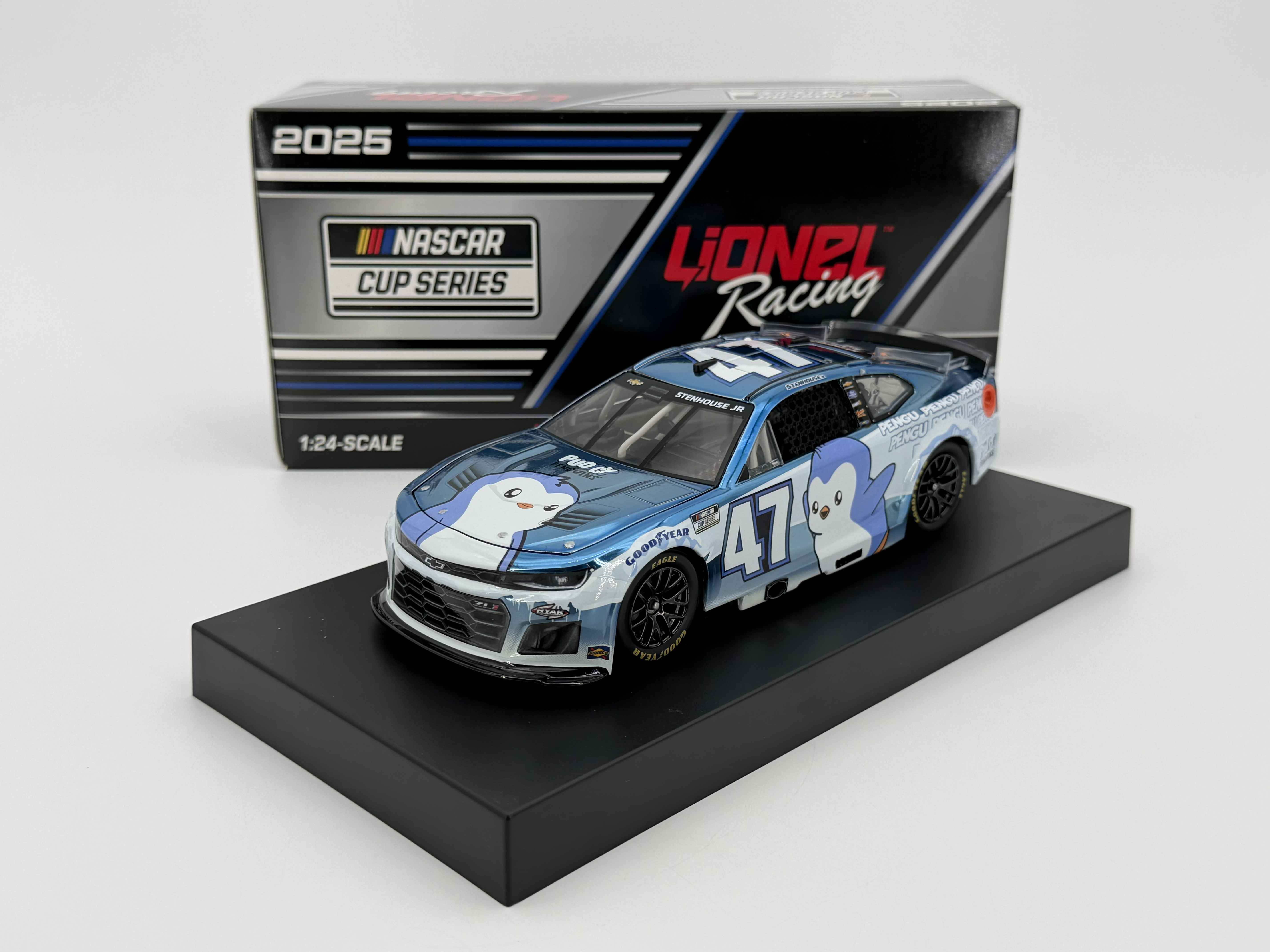 Ricky Stenhouse Jr 2025 Pudgy Penguins 1:24 Color Chrome Nascar