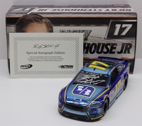 Ricky Stenhouse Jr Autographed 2017 Fifth Third 1:24 Color Chrome Nascar Diecast Ricky Stenhouse Jr diecast, 2017 nascar diecast, pre order diecast