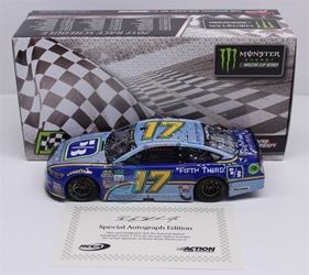 Ricky Stenhouse Jr Autographed 2017 Fifth Third/Talladega/First Cup Win Flashcoat 1:24 Nascar Diecast Ricky Stenhouse Jr Nascar Diecast,2017 Nascar Diecast,1:24 Scale Diecast,Fifth Third pre order diecast