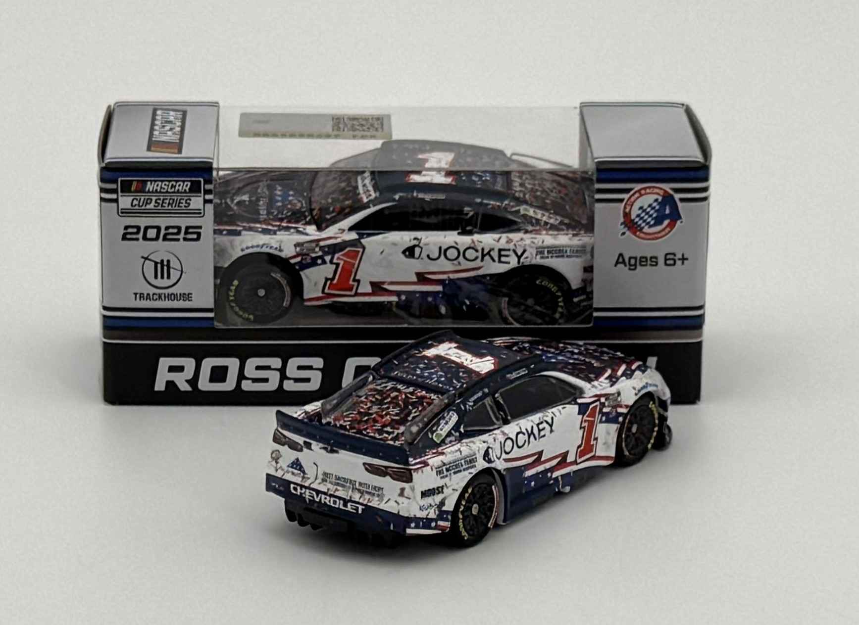 Ross Chastain 2025 Jockey Salutes / Coke 600 Race Win 1:64 Nascar
