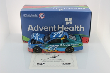 Ross Chastain Autographed 2020 AdventHealth 1:24 Nascar Diecast Ross Chastain, Nascar Diecast,2020 Nascar Diecast,1:24 Scale Diecast,pre order diecast