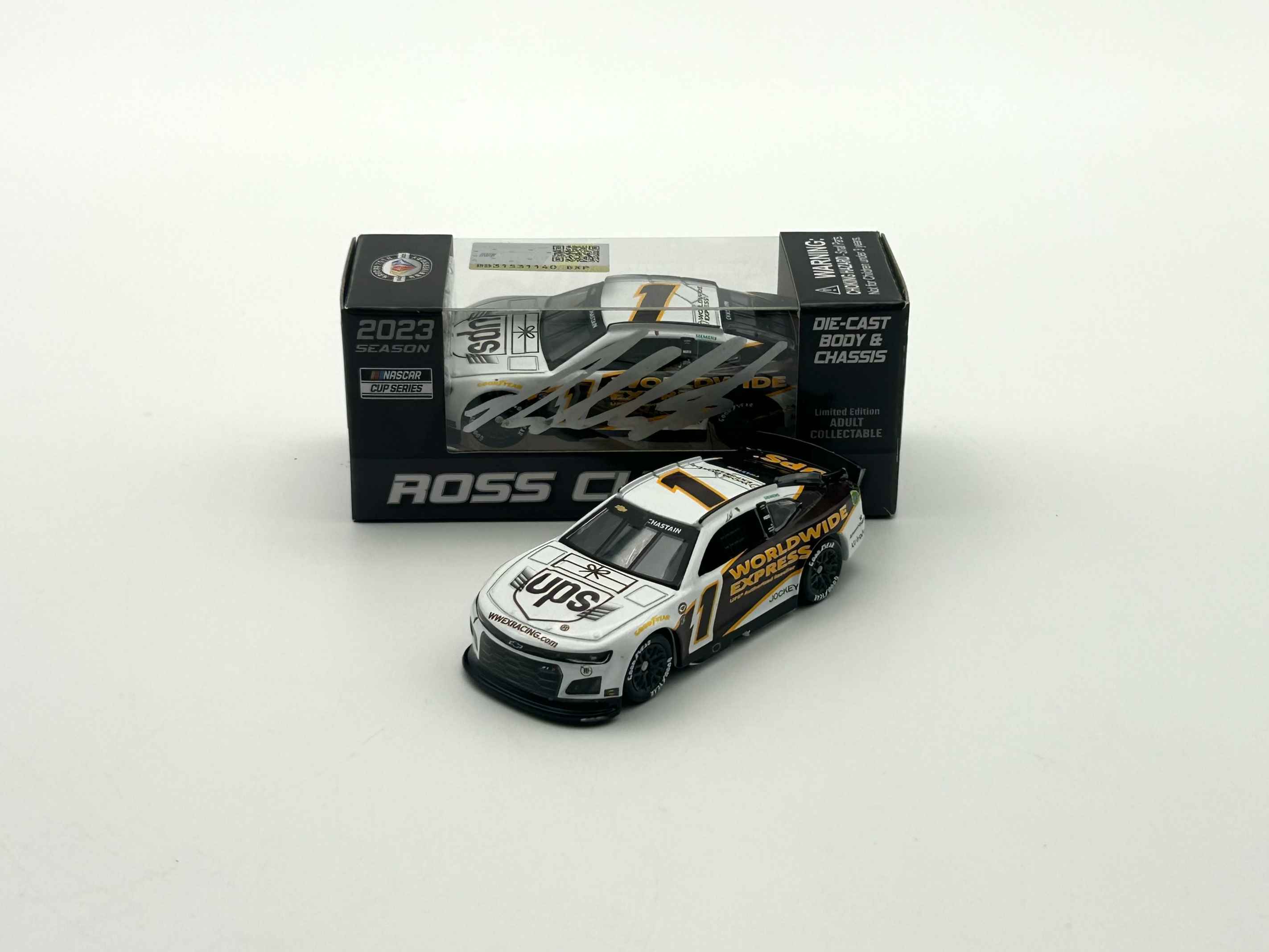 Modellino Lionel 1:24 Elite Ross Chastain 2023 Worldwide Express/UPS Darlington Throwback