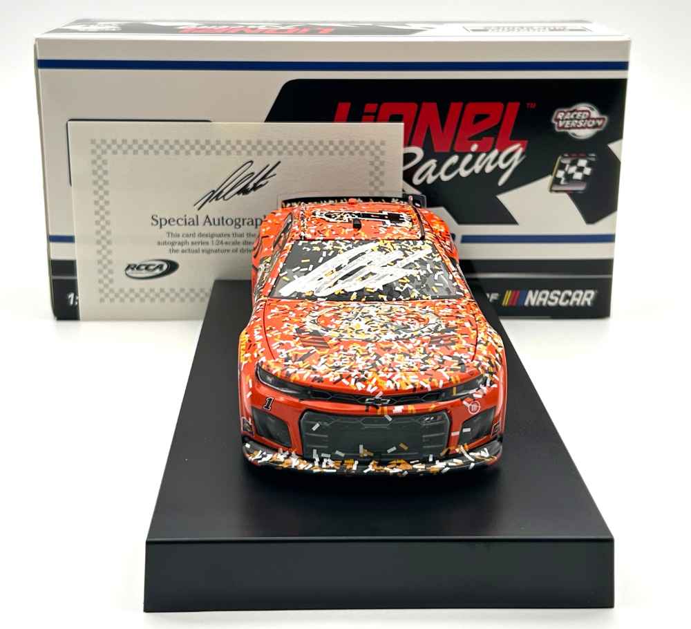 Ross Chastain, Vincitore A Kansas, #1, 1/64 2024 Action Camaro ZL1 - Modello Diecast NASCAR - Foto 1
