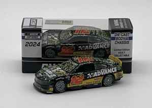 Ryan Blaney 2024 Advance Auto / Inaugural Iowa Speedway 6/16 Race Win 1:64 Nascar Diecast Chassis Ryan Blaney, Nascar Diecast, 2024 Nascar Diecast, 1:64 Scale Diecast, Diecast Chassis