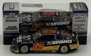Ryan Blaney 2025 Advance Auto Parts Daytona 8/23/25 Race Win 1:64 Nascar Diecast - FOIL NUMBER CAR Ryan Blaney, Nascar Diecast, 2025 Nascar Diecast, 1:64 Scale Diecast,