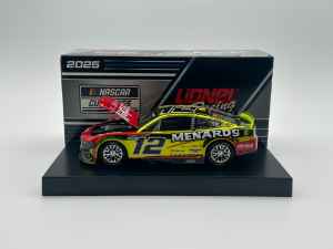 Ryan Blaney 2025 Menards 1:24 Color Chrome Nascar Diecast Ryan Blaney, Nascar Diecast, 2024 Nascar Diecast, 1:24 Scale Diecast