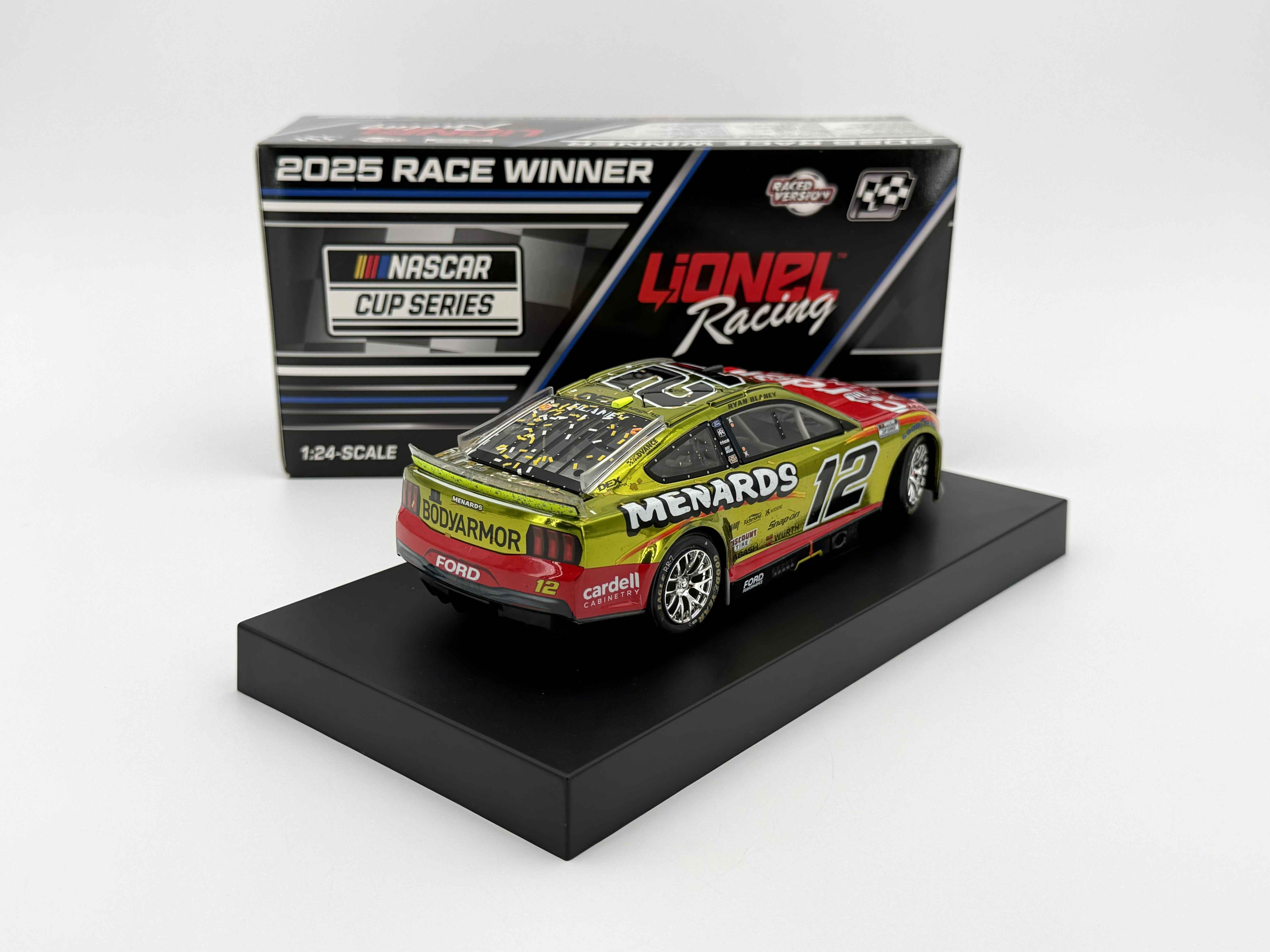 Ryan Blaney 2025 Menards/Cardell Nashville 6/1/25 Race Win 1:24