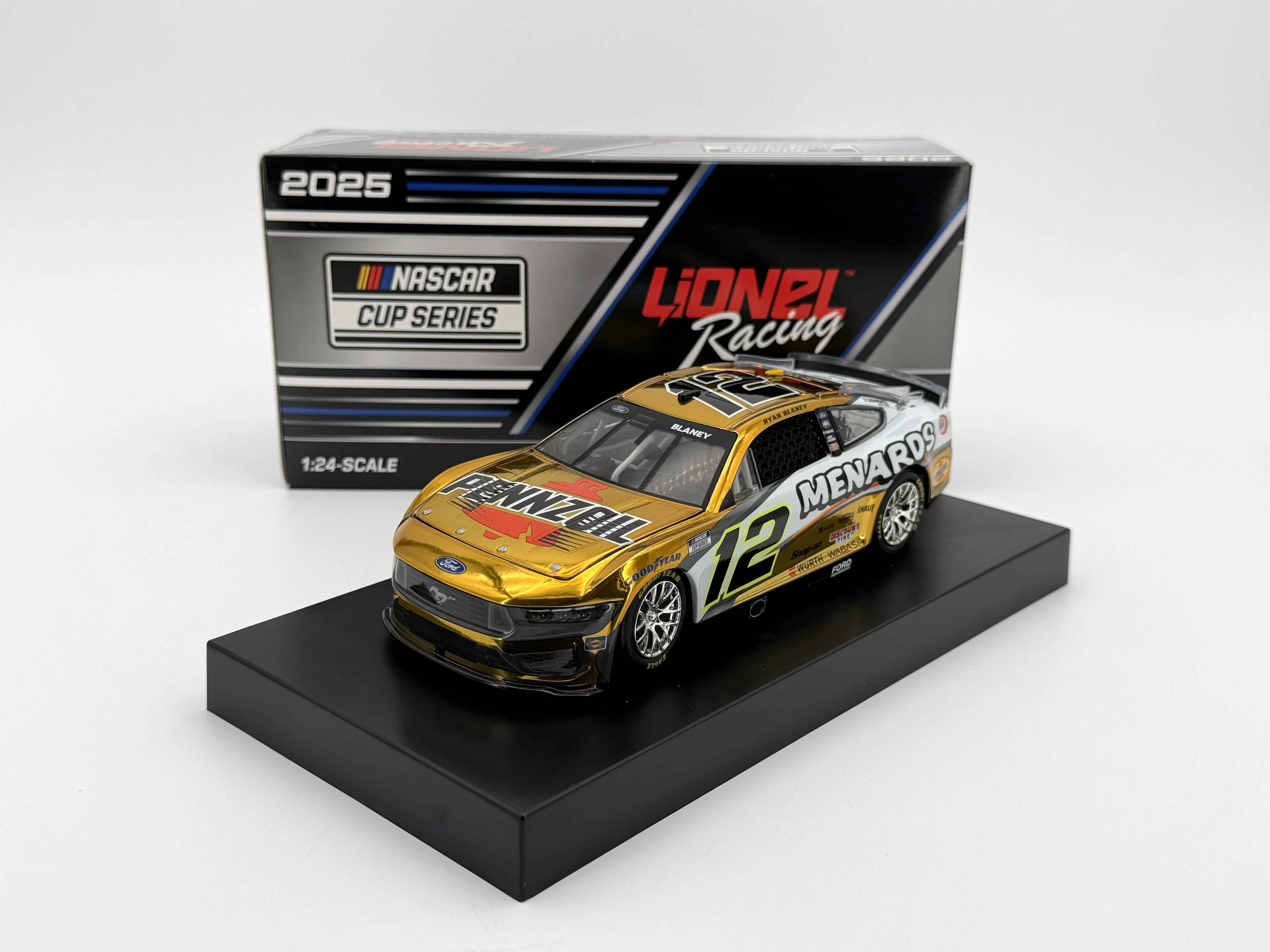 Ryan Blaney 2025 Pennzoil 1:24 Color Chrome Nascar Diecast