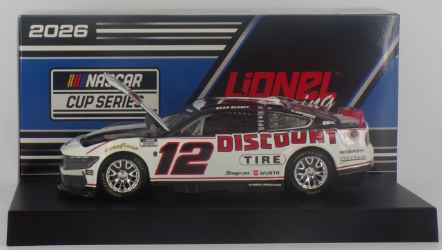 Ryan Blaney 2026 Discount Tire 1:24 Nascar Diecast Ryan Blaney, Nascar Diecast, 2026 Nascar Diecast, 1:24 Scale Diecast