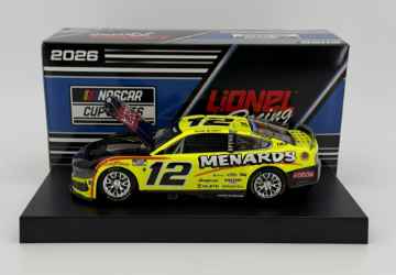 Ryan Blaney 2026 Menards/Delta 1:24 Nascar Diecast Ryan Blaney, Nascar Diecast, 2026 Nascar Diecast, 1:24 Scale Diecast