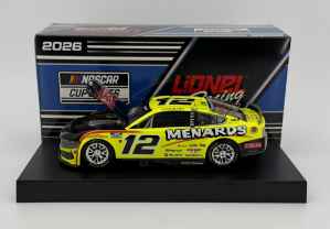 Ryan Blaney 2026 Menards/Delta 1:24 Nascar Diecast Ryan Blaney, Nascar Diecast, 2026 Nascar Diecast, 1:24 Scale Diecast