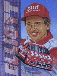 Set of 10 1992 Sam Bass Posters Of Drivers 15.5" X 11.5" Set of 10 1992 Sam Bass Posters Of Drivers 15.5" X 11.5"