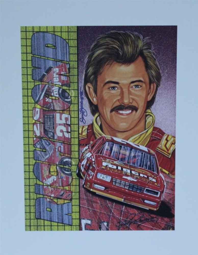 Sam Bass Model Set of 10 Sam Bass Prints Of Drivers 19.5