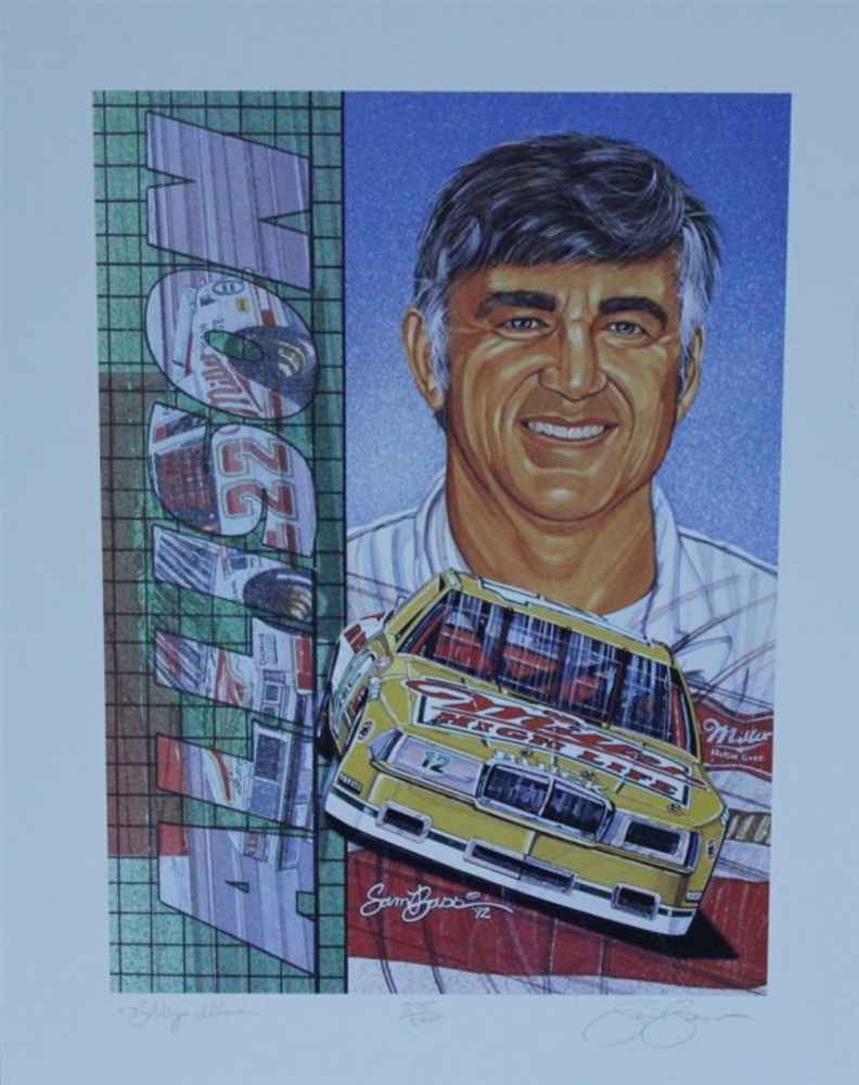 Sam Bass Model Set of 10 Sam Bass Prints Of Drivers 19.5