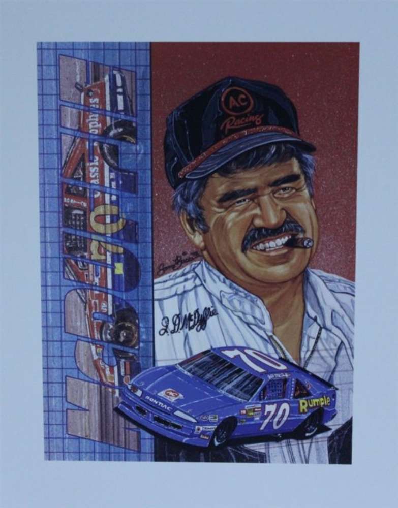 Sam Bass Model Set of 10 Sam Bass Prints Of Drivers 19.5