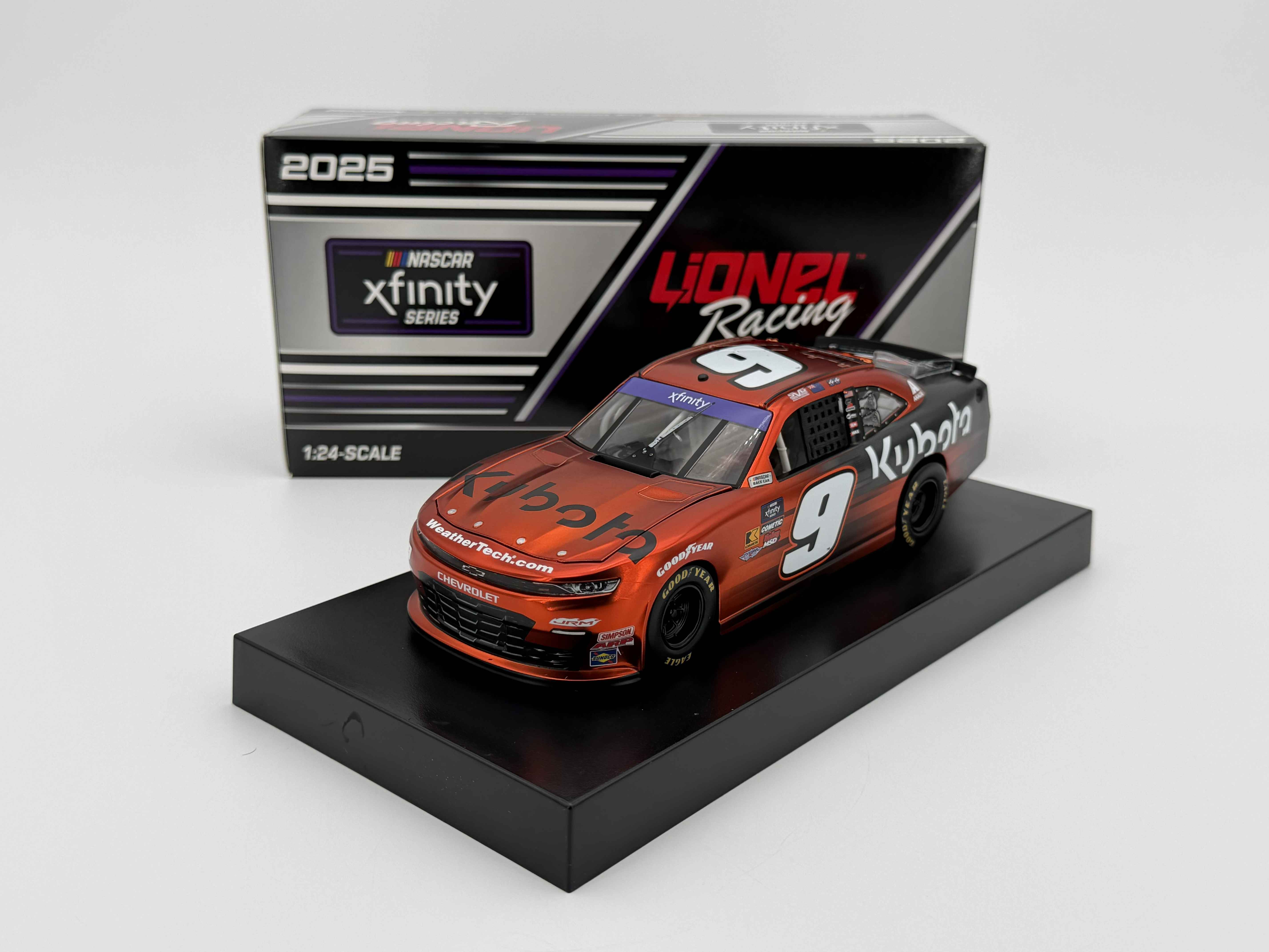 Shane Van Gisbergen 2025 Kubota 1:24 Color Chrome Nascar Diecast