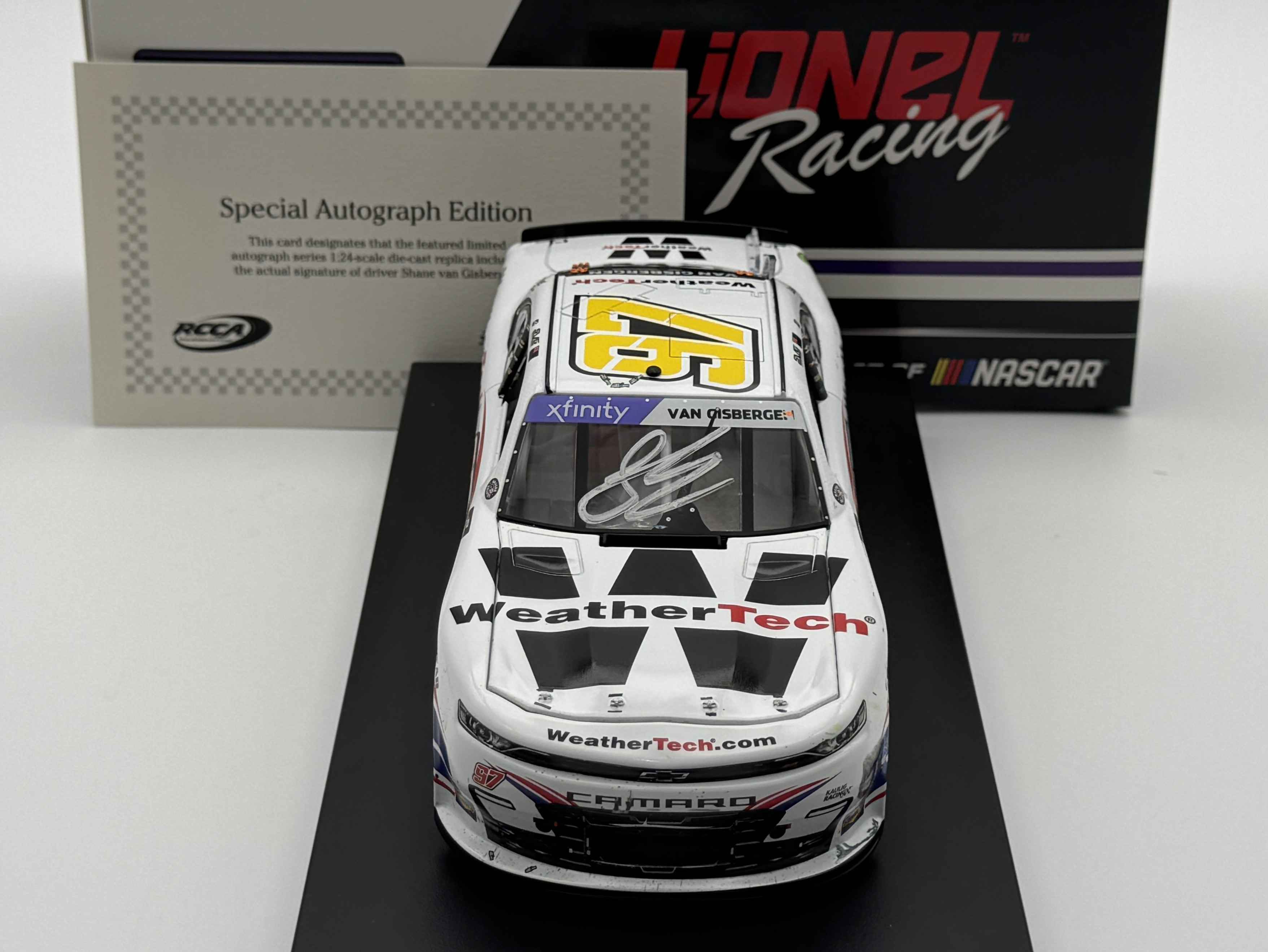 Shane van Gisbergen Autographed 2024 WeatherTech Sonoma 6/8 Race