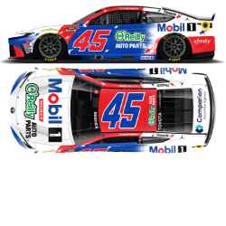 *Preorder* Tyler Reddick 2026 Mobil 1/Oreilly Patriotic 1:24 Flash Coat Silver Nascar Diecast Tyler Reddick, Nascar Diecast, 2026 Nascar Diecast, 1:24 Scale Diecast